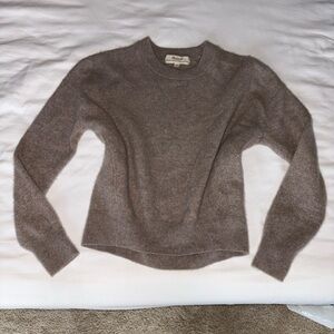 Madewell cashmere brown sweater XS